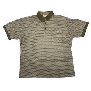 Vintage Ermenegildo Zegna Men's Short Sleeve Polo Shirt Italy Size L/52 Cotton